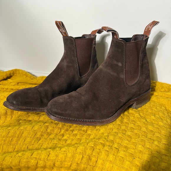 RM Williams Suede Chelsea Boots Size 8.5USA 7.5UK size - Picture 1 of 5